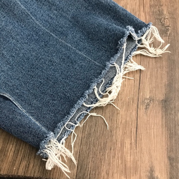Oak + Fort raw hemmed wide leg jeans - Picture 5 of 10